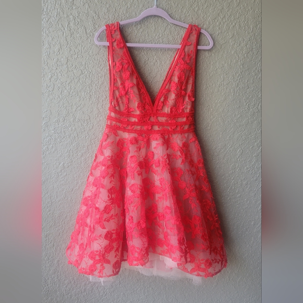 Nadine Merabi Lola red dress